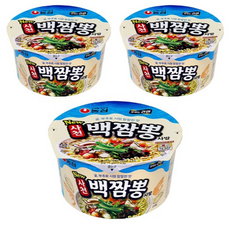 농심 사천 백짬뽕 사발 75g, 21개