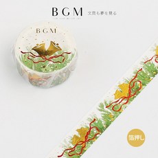 BGM 聖誕鈴鐺 紙膠帶, 1個