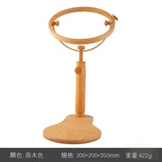 多功能可調式桌上型繡架 櫸木桌面刺繡架 十字繡框工具 花繃輔助固定架, 十字繡繡架, 1個