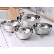 이딜리 스텐 국그릇 이중진공 대접 탕기 특대 16cm, 이미지참조, 1개