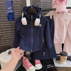 女童秋季瑜伽服微喇褲套裝 中大童韓版童裝
