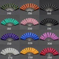 정밀 부동 허브가 디스펜스 튜브 길이 디스펜서 바늘 직배송, 기본, 2. 23G