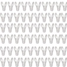 LyyGuanYoo 60팩 다목적 아기 행거 클립 양말 모자 푸드 칩 백 및 메모용 플라스틱 의류 클립, LyyGuanYoo 60팩 다목적 아기 행거 클립, 양