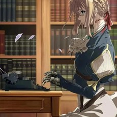 스터드드 바이올렛 에버가든 애니메이션 레트로 페인팅 프린트 거실용 벽장식 그림, 3. E23