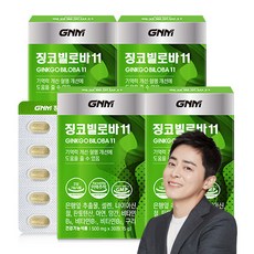 GNM자연의품격 징코빌로바11, 30정, 4개