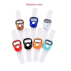 2개 전자식 손가락 링 카운터 미니 디지털 탈리 클리커 뜨개질 행 도구, 01 2pcs Random color