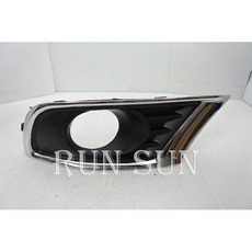 RUN SUN 豐田 2009-2011 CAMRY 6.5代 鍍鉻霧燈框 霧燈蓋, 1個, 駕駛邊