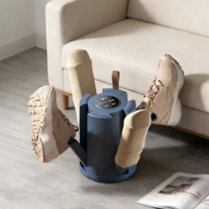 Detao 사방향 신발 건조기 가정용 신발건조기 신발 냄새제거 겨울 신발건조 2켤레 동시 건조, 블루