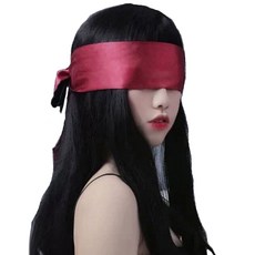 프라이빗 무드 새틴 블라인드 아이마스크 안대 커플 로멘틱 이벤트용 취향 저격 아이템