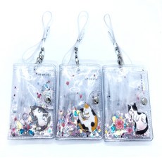 스팽글 카드지갑 통장지갑 보조배터리 어린이지갑