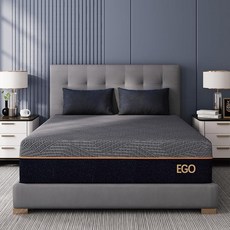EGOHOME 허리 통증을 위한 25.4cm(10인치) 풀 메모리 폼 매트리스 박스 안의 쿨링 구리 젤 베드 미국 폼 CertiPUR-US 인증 치료 중간 단단함 더블
