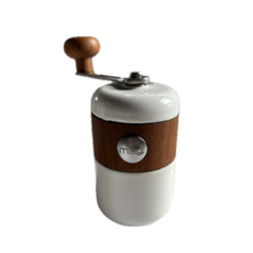 milco 日本原裝進口典藏手動磨豆機，手搖咖啡磨豆器，家用咖啡豆研磨器, 白色, 1個, 10ml