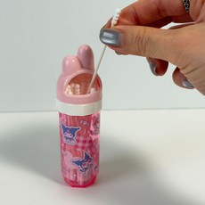 HARUH 일본정품 마이멜로디 휴대용 면봉케이스, 1개, 1개