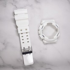 GA100 GA110 GA120 GD100 120 호환 시계줄 손목시계 남성용 베젤 스트랩 케이스 시계 액세서리 러버 광택 전자시계 일체형 밴드