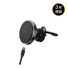 MAGEASY Qi2 iPhone 磁吸無線車充 MagSafe MagMount 智慧冷卻車用手機支架 三年保固, 15W車架(無智冷) ｜支架款