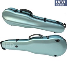 小提琴琴盒新款碳纖維4/4小提琴琴盒輕便雙肩背帶提手琴包航空托運琴盒琴箱樂器配件, 1個, 4/4【淺藍色】, 4/4【淺藍色】