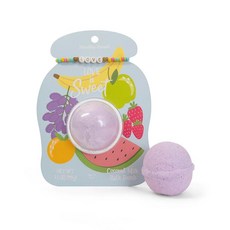 CAIT + CO Love is Sweet 배쓰밤 & 우정 팔찌 선물 세트 코코넛 밀크 향 퍼플 배쓰 피즐(99.2g(3.5온스)) 비즈 러브 팔찌 포함 - 청소년 여성을 위, CAIT + CO LOVE 러브 is Sweet 배쓰밤