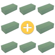 숲인더시티 플로리스트 재료 플로랄폼 우레탄폼 오아시스, 생화용 그린, 8개