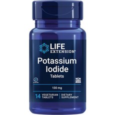 라이프 익스텐션 칼륨 요오드화 (2통), 1회분, 1개