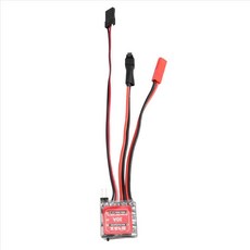 마이크로 ESC 30A 브러시 ESC 전기 속도 컨트롤러 2S 4-8v DIY 미니 1/16 1/18 1/24 RC 자동차 보트 탱크, JST 플러그, 표시된 대로
