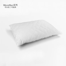 DOTDOT BLACK - 細絨枕芯可水洗可低烘美規進口原物料Microfiber系列台灣製, 1個, 標準枕(多數人通用)