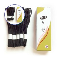 쌍문상회 지금 필요한 100개입 비닐포장 철끈 흑표지 고급철끈 철줄 구뚜끈 30cm 중 현대 31872EA, 본상품