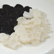 귀여운 고양이 단추 예쁜 이쁜 12mm 부자재 가디건 셔츠 블라우스 자켓 원피스 빈티지, 블랙, 1개