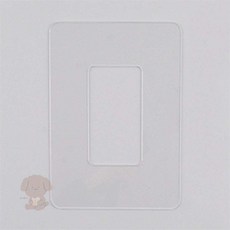 곰돌이네상점 전기 아크릴스위치커버 투명아크릴스위치커버, 2 3구용/소
