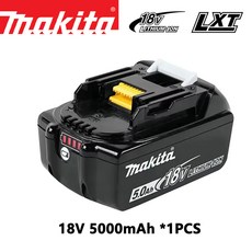 100% 정품 오리지널 Makita 18V 5.0AH BL1830B 18650 LXT400 전동 공구 배터리, 09 5Ah-1PCS