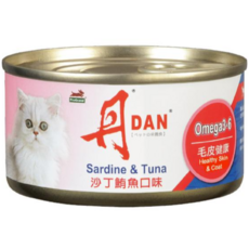 【丹DAN】愛貓罐頭 Omega 3&6, 185g, 24個, 沙丁鮪魚