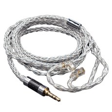 zs10pro ZSN EDX ZEXPRO ZASZAX ASFAST 헤드폰 용 실버 도금 케이블, 1개