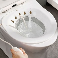 홈케어 소프트 좌욕기 휴대용 변기 좌욕기 임산부 치질 산모, 핑크