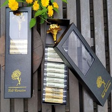 다모아만물상 골드 카네이션 용돈박스 어버이날 스승의날 브로치 생일 선물, 03.24K 골드 카네이션 브로치, 1개