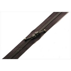 퀼트넘버원 YKK 청동 양면지퍼 55cm, 브라운, 1개