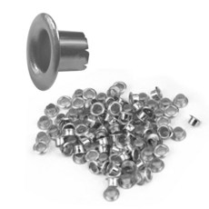 하도메 가죽작업 핀타입 링부자재 구멍장식 금속리벳 4mm 100개, 본상품