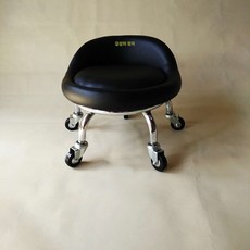 좌식 바퀴 받침대 도르래 바퀴 달린 의자 바닥 다용도 소파 회전 청소 가정용, 흑소피베어링휠고무 22센티 스페어휠 보내드리기