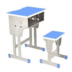 학생용 책상 의자 세트 가정용 학교용 높이조절, 연근색