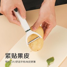 不銹鋼土豆壓 嬰兒輔食工具 搗碎器, 1個, 土豆削皮刀