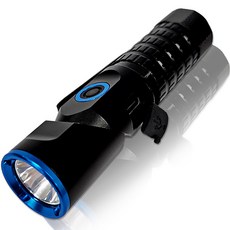 제스트 Z-M712FB 충전 트위스트 미니 후레쉬 LED 헤드꺾임 C타입충전 자석부착, 1개