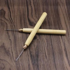 接髮工具套裝 假髮接髮束 接髮扣 硅膠扣子 接髮鉗子 鈎子鈎針 P T 2GR001, 1個, 鈎針（3支裝）