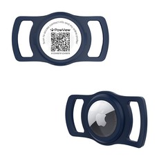 포뷰 반려동물 실리콘 인식표 분실방지 에어태그 게이스 TN005, 1개, 블루