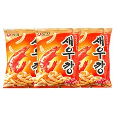 농심새우깡 새우깡 새우맛과자X3개, 90g, 트렌드여기 1