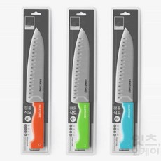 Itsok 주방칼 식칼 식도 스텐칼, 컬러 식도 (대 오렌지)