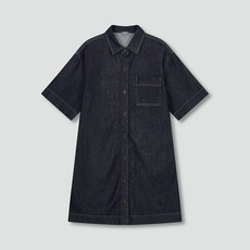 JAJU 여 카라 5부 데님 원피스 J135201101056 650597