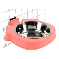 부착용 철망 애완용 스틸 식기 1EA, 본상품