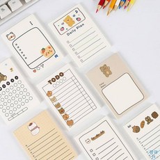 담아잇 메모장 체크리스트보드, 과일 (3개입)