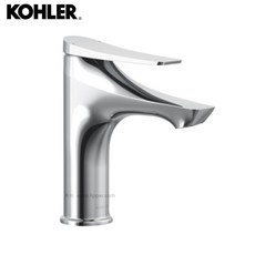 KOHLER Fore Arc 臉盆龍頭 K-29546T-4-CP，簡約弧形設計，鍍鉻表面易清潔, 1個, 龍頭主體(不含進排水零件)
