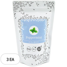 아레스 유기농 페퍼민트 허브차, 1.2g, 30개입, 3개