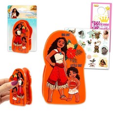 [5] 모아나 헤어 클로 클립 세트 - 액세서리 번들 모아나 클로 클립 포함 여아용 및 스티커 등 | 여성 소녀 아동용 Disney 헤어 액세서리