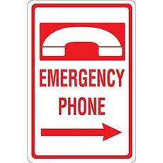 Eletina 경고 사인 Dogs Must Be ON 온 Leash Under CON 온trol Owner Sign 비즈니스 30.5X20.3cm 알루미늄 금속 주석 19581, 긴급 전화 사인